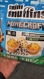 Minecraft mini muffins taste like lava chicken #shorts