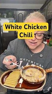 WHITE CHICKEN CHILI #Recipe in Description
