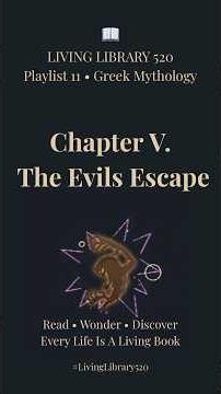 📖 Pandora | Chapter V • The Evils Escape | Greek Mythology 🪄✨
