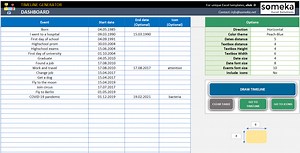 Excel Timeline Maker