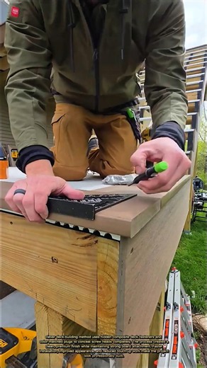 Hidden Deck Fastener Hack That Makes Composite Boards Look Perfect!