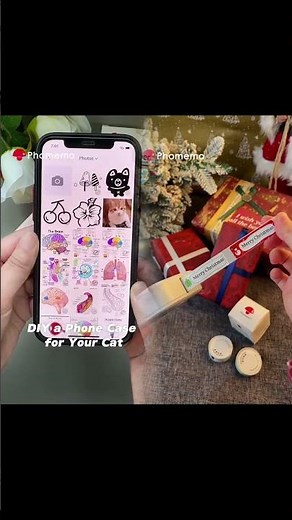 DIY a phone case with Phomemo M02 mini printer! #phomemo #labelprinter #sticker