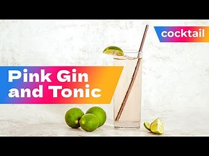 Pink Gin and Tonic Recipe | Classic G&T with Angostura Bitters & Lime
