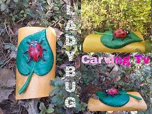 LADYBUG WOOD CARVING ( Божья Коровка )