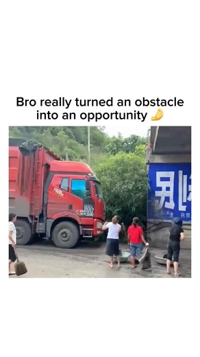 Bro really turned an obstacle into an opportunity #shorts