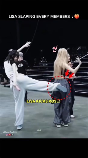 Lisa kicking ever merber..!! 🤯🍑 - #blackpink #trending #reelyoutube #funny #fyp