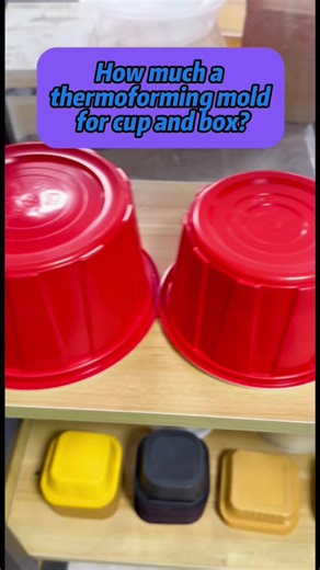 How to make disposable plastic cup and box? What is the price of thermoforming cup machine mold? #disposablecupmold #thermoformingmold #cupthermoformingmold #thermoforming #plasticcupmachine