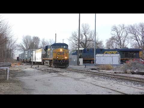 CSX L416 (CSXT 5369) 'South Yard' Switching and Interlocking in Monon, Indiana