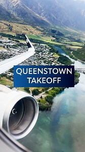 Takeoff from Queenstown runway 23 onboard an Airbus A320. Listen out for the reduction to climb thrust! #queenstownlive #a320 #takeoff #aviation #wingview | DTaviation