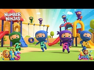 Number Ninjas Race to Count 1–10! 🏃‍♂️ | Little Legends Saga