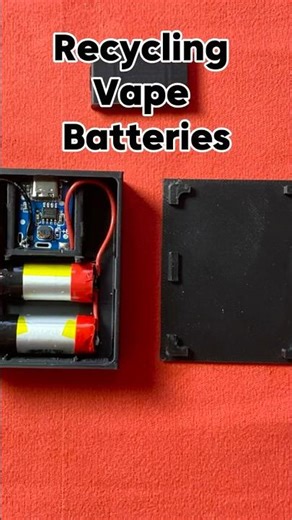 DIY Power Bank from Recycled Vape Batteries #3dprinting