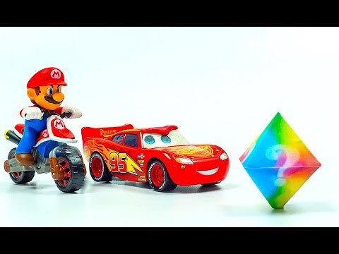 Super Mario Kart Racing - Lightning McQueen Joins Mario, Luigi & Yoshi! (Disney Cars Character)