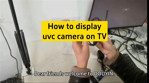 how to display uvc and USB camera on TV or monitor. use a uvc to HDMI converter