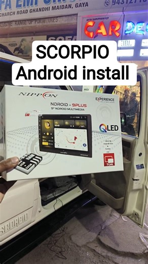 Scorpio classic android system #shorts #car #youtubeshorts #trending #viral