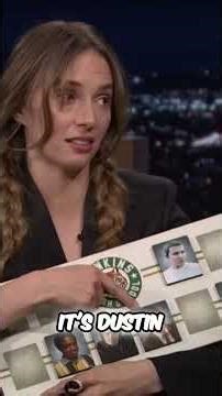 Maya Hawke & Jimmy Fallon Reveal Stranger Things Yearbook Superlatives! #shorts