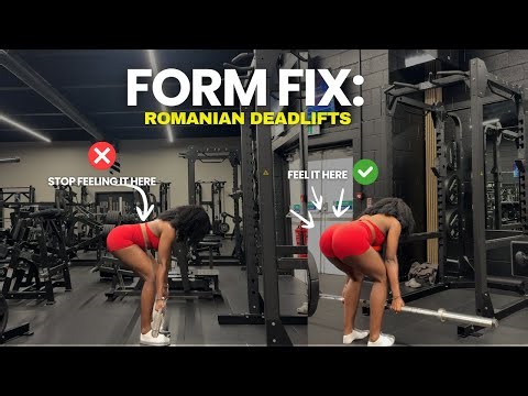 How to Fix Your RDL Form (Romanian Deadlift Tutorial for Perfect Glute Engagement)