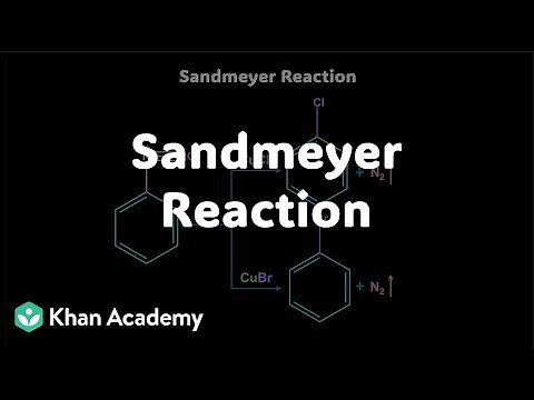 Sandmeyer reaction| Haloalkanes and Haloarenes | Grade 12 | Chemistry | Khan Academy