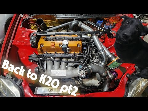 Vlog 98 - Back to K20 in the EK hatch pt2