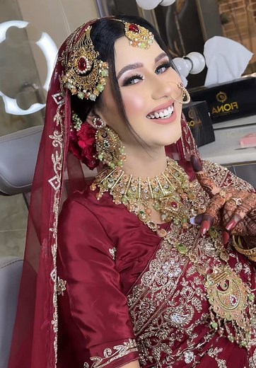 Stunning Friday Bridal Makeup at Fiona Makeup Beauty Salon