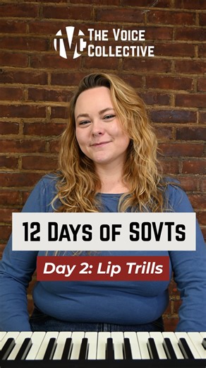 The Voice Collective | Vocal Studio on Instagram: "Day two of ✨12 Days of SOVTs✨ is all about the lip trill. You know ‘em, you love ‘em. Let’s talk about ‘em! The lip trill is a great SOVT exercise for getting the breath moving. Make sure you save this video so you can come back to it the next time you’re warming up! #vocalwarmup #vocalexercises #singer #voicelessons #voiceteacher #thevoicecollective"