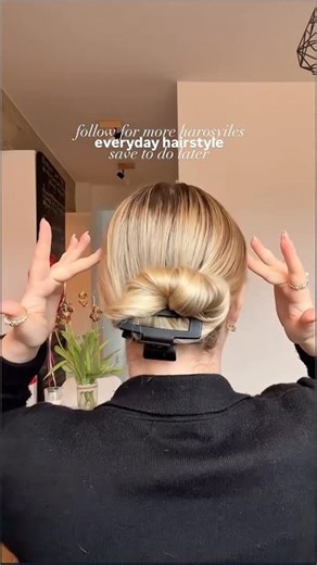 my viral #hairstyle tutorial 🤍 #hairtok #diyhairstyle #clawclip #hairtutorial #hairhacks