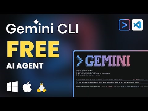 How to Install Google CLI in VS Code (FREE AI Agent)