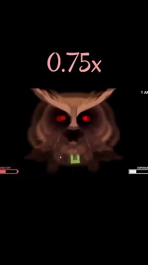 ONaF 2 – The Owl – Jumpscare 0.25x ➜ 2x