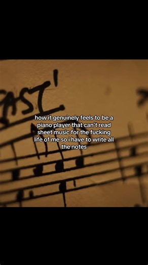 How It Feels to Be a Piano Player Who Can't Read Sheet Music