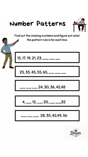 Year 4 - Spot the Pattern! 👀 #maths #mathematics #quiz
