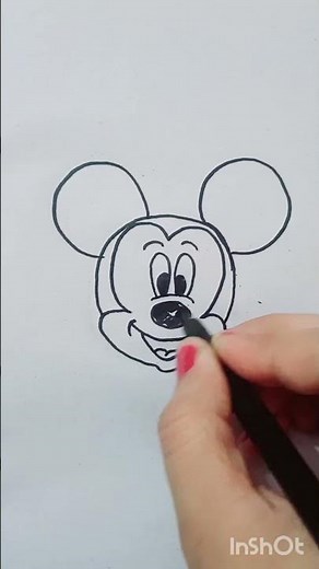 draw mickey mouse step by step #drawing #trending #trendingshorts