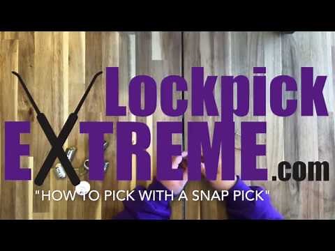 How to Pick with a Snap Pick