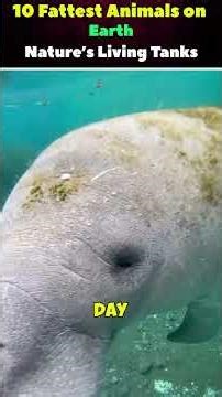 10 Fattest Animals in the World (Built Like Living Tanks!) 🐘😱 #FattestAnimals #LivingTanks