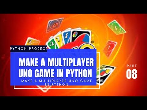 Python Project - Multiplayer UNO Game Using Socket (Part 8 - Wild and Pluses)