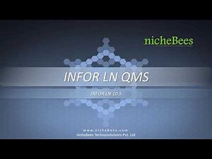 Infor LN 10.5 Quality Management Offerings