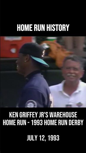 Home Run History ⚾ | Ken Griffey Jr.'s Legendary Warehouse Home Run (1993 Home Run Derby)