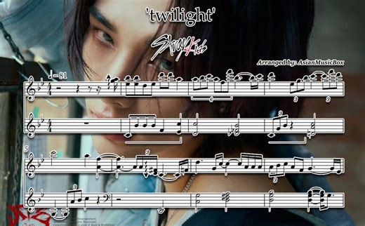 Stray Kids - 'twilight' [Piano Sheet Music / MIDI / WAV]