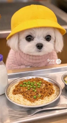 ソフト麺のミートソース🍝 これ、だいすき❣️ 今日はどんな味かな⁉️ #学校給食 #cute #youtubeshorts