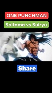 ONE PUNCHMAN SAITAMA VS SUIRYU #viralreels #viralreelsfb #anime #animelover #animefan #animeart #onepunchman #onepunchmananime #OnePunchMan英雄之路 | Jho-ell Castillo