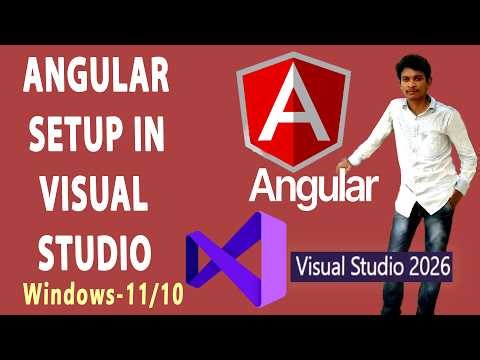 How to Create Angular Cli Project in Visual Studio 2026 On Windows 11 l 10