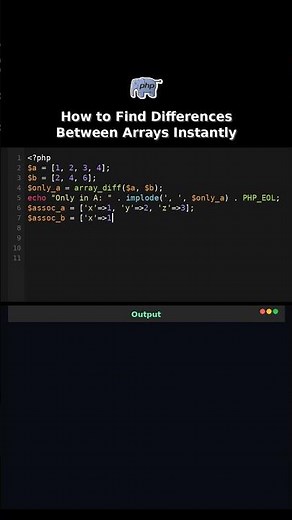How to Find Differences Between Arrays Instantly #arraydiff