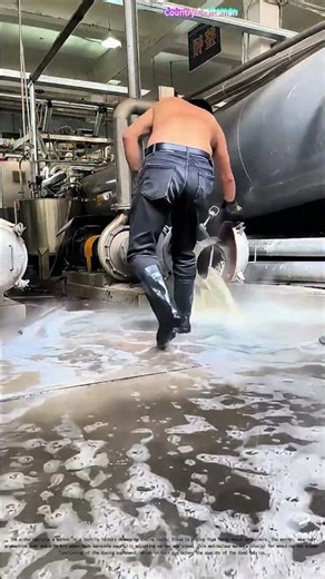 Textile Worker Debugging Dyeing Equipment