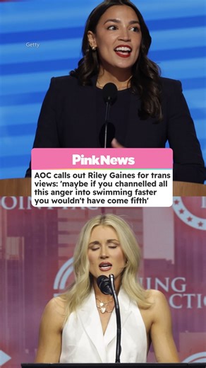 AOC slams Riley Gaines over anti-trans post, sparking heated debate