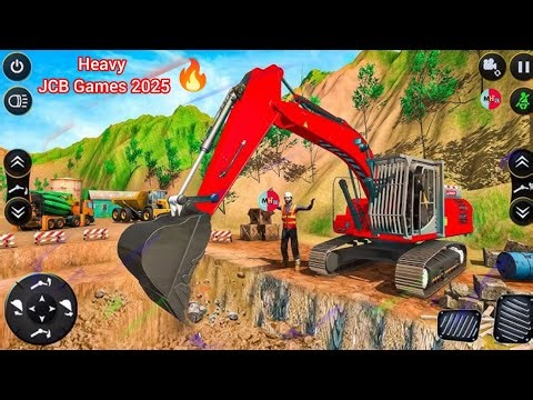 🚧Heavy Excavator Crane City Construction Sim 2025 - Heavy JCB Games 2025 - Android Gameplay