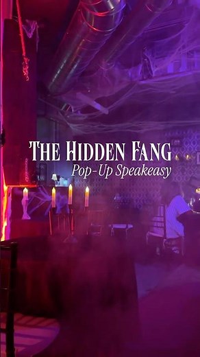 Don’t miss this pop-up speakeasy hidden in the Cave at Vienza ‪@EuropaVillage‬ : The Hidden Fang