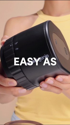 Mason Genie on Instagram: "Using the Mason Genie is easy as 1, 2, 3! 🤩✨ Just slide it on, press the button, and pop it off for a 100% airtight seal! 💨👌 #masongenie #masonjar #vacuumsealing #masonjarvacuumsealer"