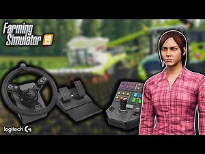🔥🎮 DoSiaa Game Your First Time on Saitek Steering Wheel ❗️ How it Handled❓Farming Simulator 19🚜