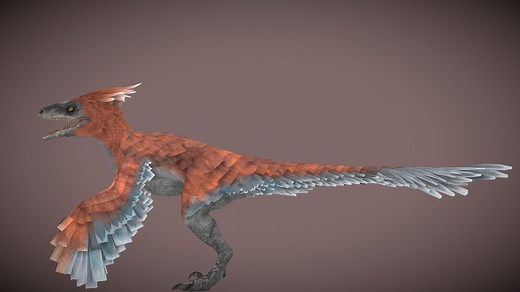 Jurassic World Dominion 2022 Pyroraptor - Download Free 3D model by AllThingsSaurus