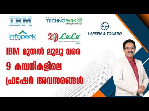TECHNOPARK,INFOPARK COMPANIES,IBM,LULU,LnT COMPANIES HIRING FRESHERS|CAREER PATHWAY- DR.BRIJESH JOHN