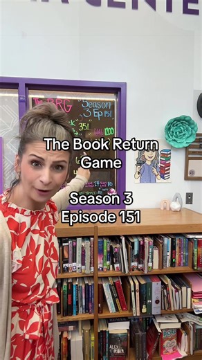 3.10.26📚S3E151📚 The one thats a mini game #bookreturngame #library #books #reading #librariansoftiktok
