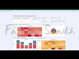 Attendance & Leave Intelligence Dashboard | Tableau